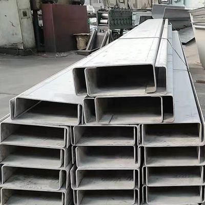 Barre de canal en acier inoxydable de section 304 C 1.4301 Pour les matériaux de construction